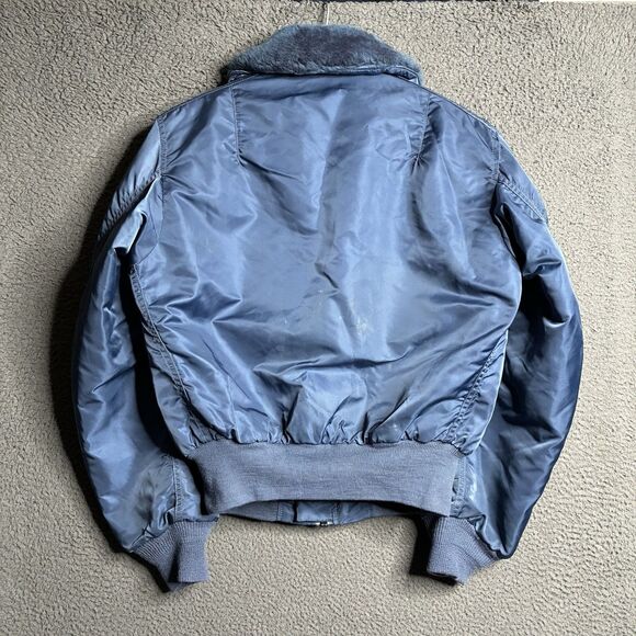 Vintage Alpha Industries B-15C Flying Bomber Jacket Mens Small USAF Military - Picture 7 of 16